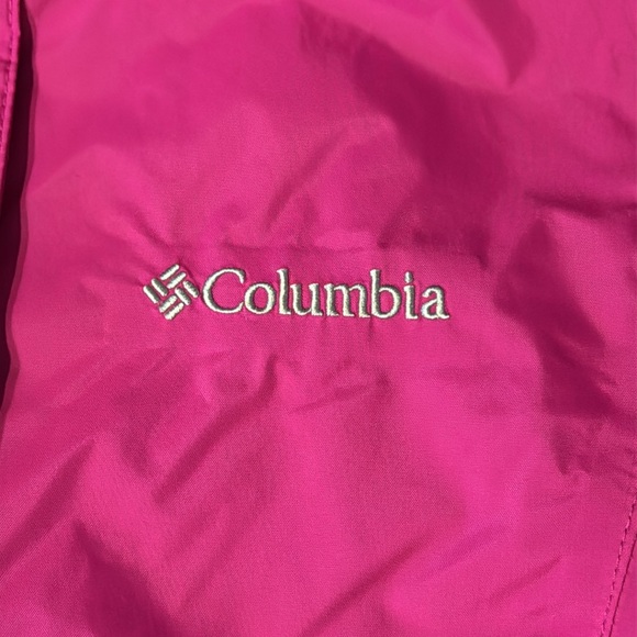 Columbia XS Omni-Tech waterproof rain jacket hot pink - Picture 7 of 7